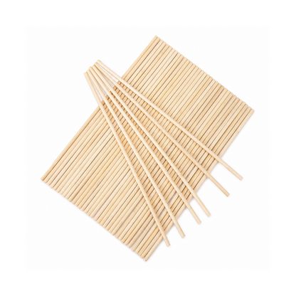 50-Piece Wooden Dowel Rod Set – 1/4 × 12 Inches